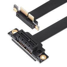 PCIE 3.0 Extension Cable,36PIN 1X Extension Cable, 90 Degree PCI Express 1X E...