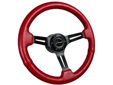 1969-1981 Chevrolet Camaro Red Leather Steering Wheel Kit Emblem