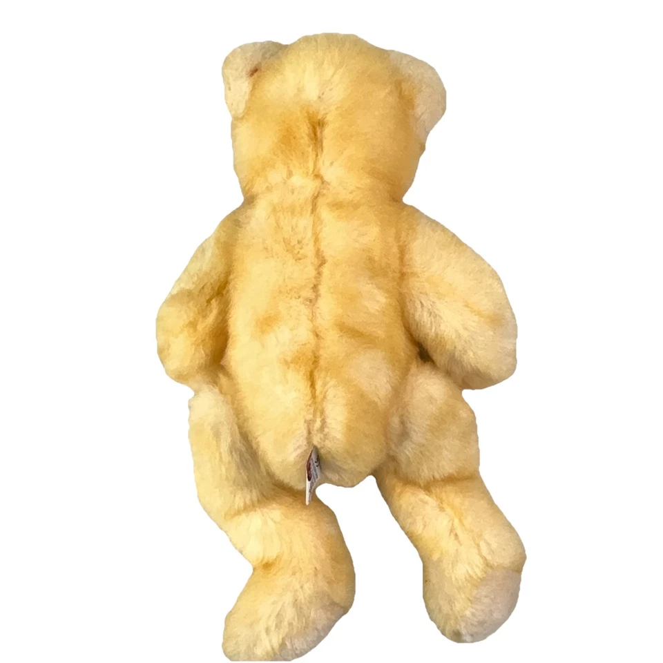 Vtg Ty 1999 Retired Plush Teddy Bear 14” Golden Stuffed Animal Toy Excellent - Image 2 of 4