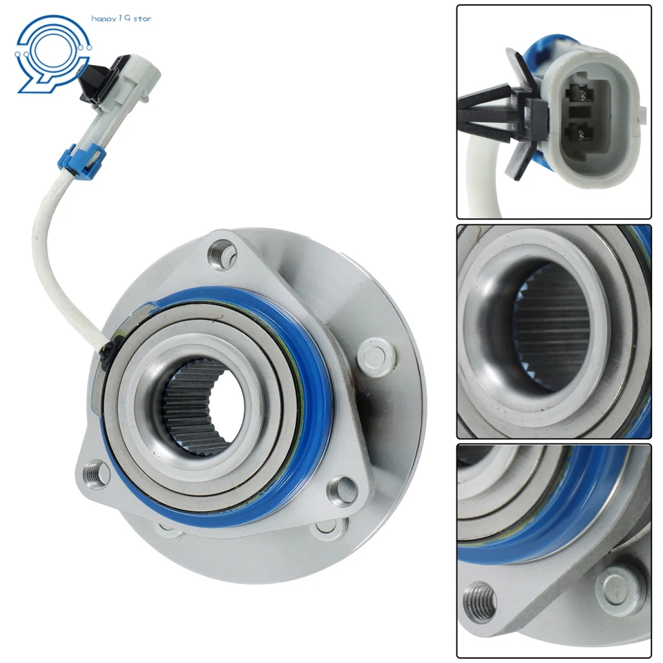 Conjunto de cojinete de cubo de rueda delantera para Chevy Impala Buick Lesabre Cadillac DTS Foto 2 de 4