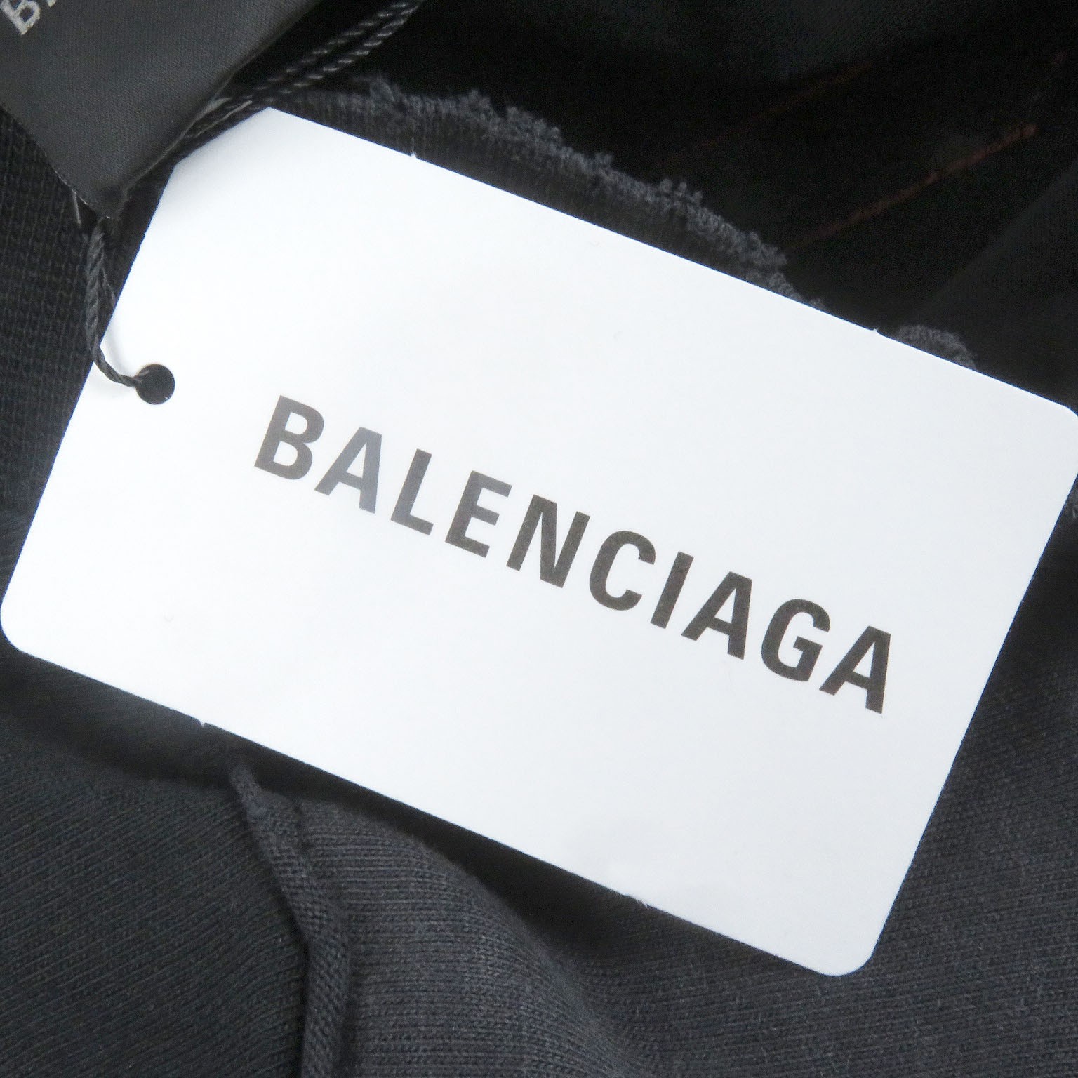 BALENCIAGA Men's T-Shirt Unused Tape Type Oversized Long Sleeve Gray/Black 2 thumbnail 12