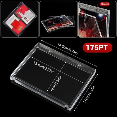 175PT Vertical Booklet Card Holder - UV Protection Magnetic 2 Cards Holder