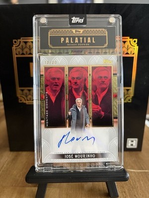 Topps Manchester United Palatials Jose Mourinho Signed Card /20