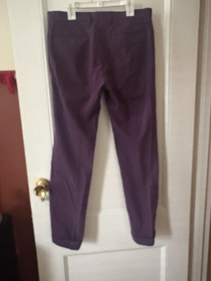 Etro 46 Men’s Purple Pants Made In Italy - Image 2 of 4