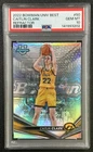 CAITLIN CLARK PSA 10 2022 BOWMAN UNIVERSITY U BEST #50 REFRACTOR HAWKEYES RC 202