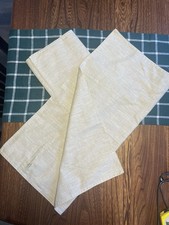 NEW Pair of Two Decorative Linen Euro Sham Pillow 24" x 24", Natural Beige