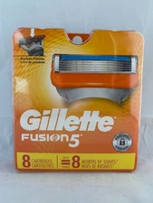 Gillette Fusion5 Razor Blade Refills - 8 Cartridges - Fits All Fusion5 Handles