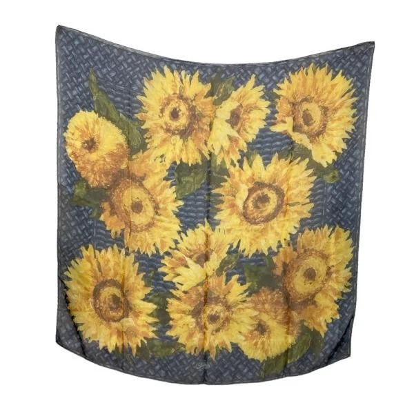 Foulard GUCCI 100% soie tournesol D4 occasion