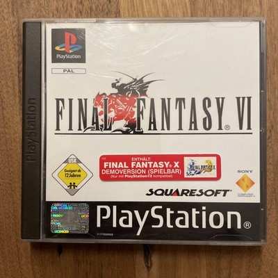 Final Fantasy VI + Final Fantasy X Demo (Sony PSone) Retro Game