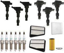 For Kia Stinger 3.3L 2018 2019 2020 2023 Ignition Coils Spark Plugs Tune Up Kit