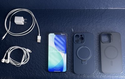 iPhone 13 Pro Max - Excellent Condition - Full Bundle w/ 2 MagSafe Cases & Pods