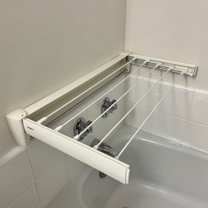 Leifheit Telegant Wall-Mounted Retractable Laundry Drying Rack Clothes Dryer 28"