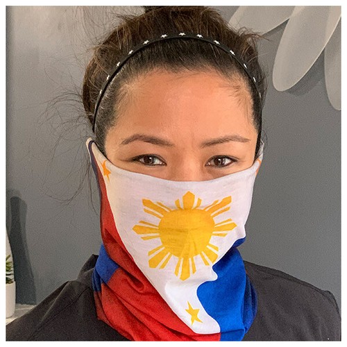 Philippines Neck Gaiter Filipino Face Mask Balaclava Pinoy Pinay Gaiter