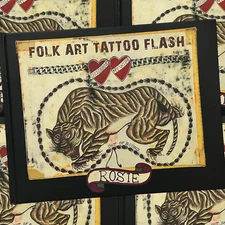 Rosie - Folk Art Tattoo Flash