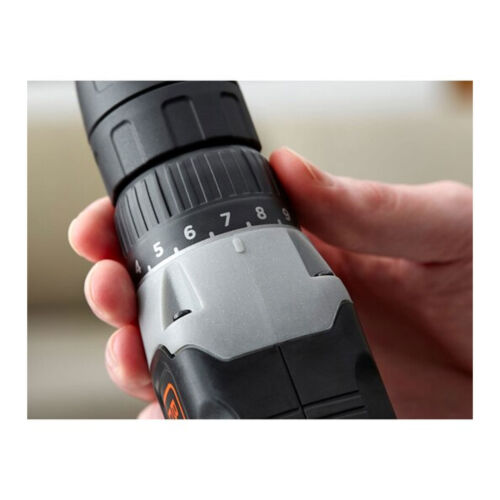 Black+Decker BCD001C2-QW 18V Akku-Bohrschrauber Akkuschrauber inkl. 2 Akkus - Bild 5 von 7