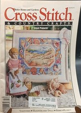 Better Homes  Gardens Cross Stitch  Country Crafts Magazine Jan/Feb 1992