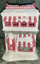 Dept. 56 Simple Traditions Holly Lane Sweet Shop Snow Village Lighted House