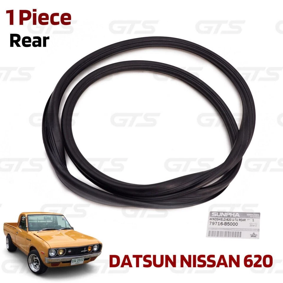 Rear Windshield Weatherstrip Rubber Seal For Datsun 620 Pickup 1976 - 1979 Foto 2 de 4