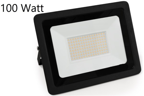 Led Strahler 100W - 100Watt - Warmweiss - Scheinwerfer Flutlicht - IP65 - Fluter-image