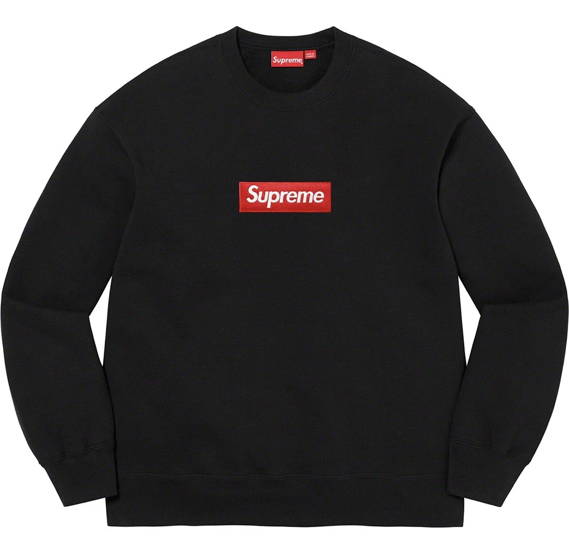 Sweat shirt Supreme Box Logo Crewneck noir FW22 taille moyenne