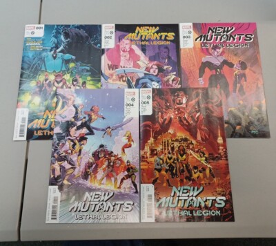 New Mutants LETHAL LEGION #1 2 3 4 5 Marvel Comics 2023 COMPLETE SET