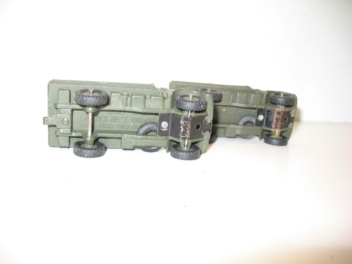 Dinky Toys Unimog Mercedes-Benz Military Truck With Treaded