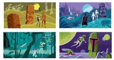 SHAG STAR WARS San Diego Comic-Con Limited Edition Serigraph Set 