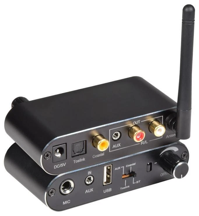 Digital A Analógico Multifunción Conversor de Audio Y Receptor Bluetooth - Imagen 4 de 4