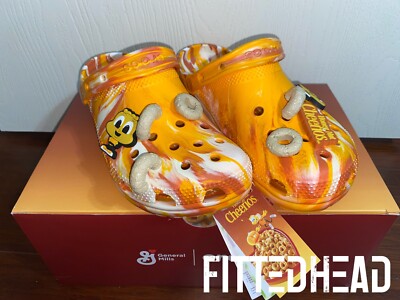 Crocs x Honey Nut Cheerios Classic Clogs Shoes Size Men\'s 9 Women\'s 11 NEW Crocs x Honey Nut Cheerios Classic Clogs Shoes Size Men main image 2
