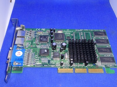 GUILLEMOT COUGAR VIDEO EDITION TNT2-M64 32MB SGRAM AGP RETRO GRAFIKKARTE #GK4540