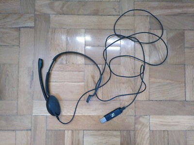 Auricular con micrófono Sennheiser PC7 teletrabajo. Oído izquierdo 