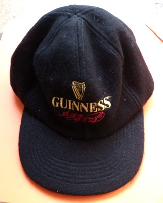 Cappello Ufficiale Guinness - In Lana, Stile Patchwork, Logo Ricamato - Made In Ireland