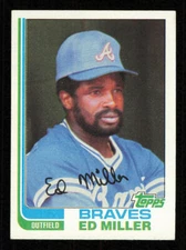 Ed Miller 1982 Topps #451 Atlanta Braves