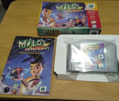 Milo's Astro Lanes N64 Nintendo 64 CIB | eBay