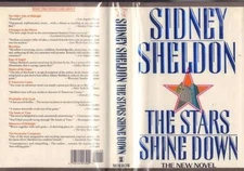 1992 COLLECTABLE 1st ED THE STARS SHINE DOWN SIDNEY SHELDON HCDJ MYLAR NEW