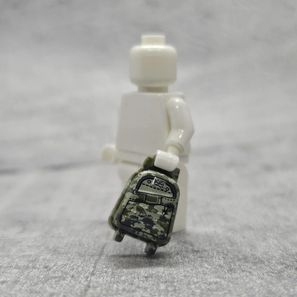 4pack Spec Ops Backpack Camo Blocks Weapons Accessories for Minifigures gA51001 - Image 2 of 3