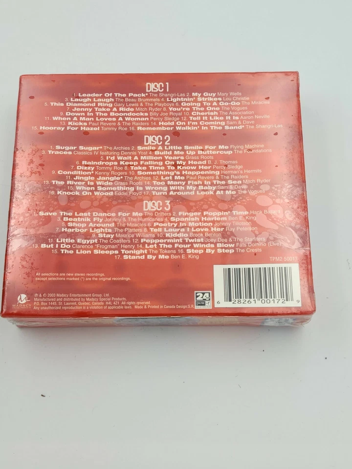 50 Hits Happy Days of the 60s 3-CD Box Set Drifters Fats Domino Platters Vogues Foto 3 de 4