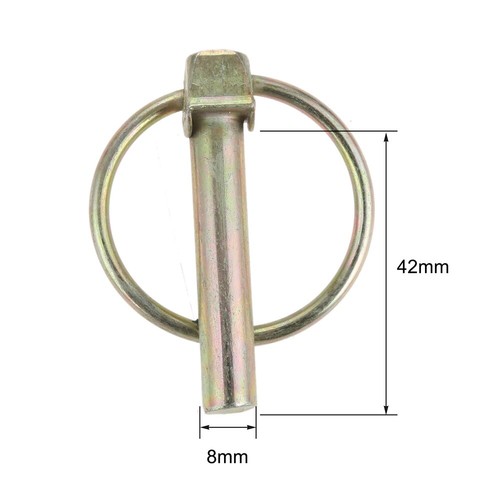 2/5/10pcs Lynch Pin Color Zinc-plated Secure Coupler Latch Jack Leg Pintle Hook - Picture 55 of 83