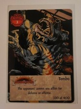 TSR Spellfire CCG 1st Ed. TEMBO Card #330 of 400 Dark Sun