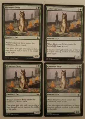 [4x] Generous Stray Guilds of Ravnica MTG Magic The Gathering NM ...
