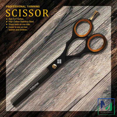 Barber Grooming Hair Cutting Scissors Stainless PLUS Thinning 6.5'' German Made