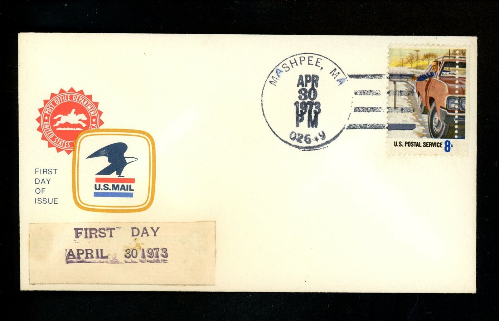 最も 驚きの価格 US FDC #1489 1498 USPS Mashpee MA Peopl 1973 Postal