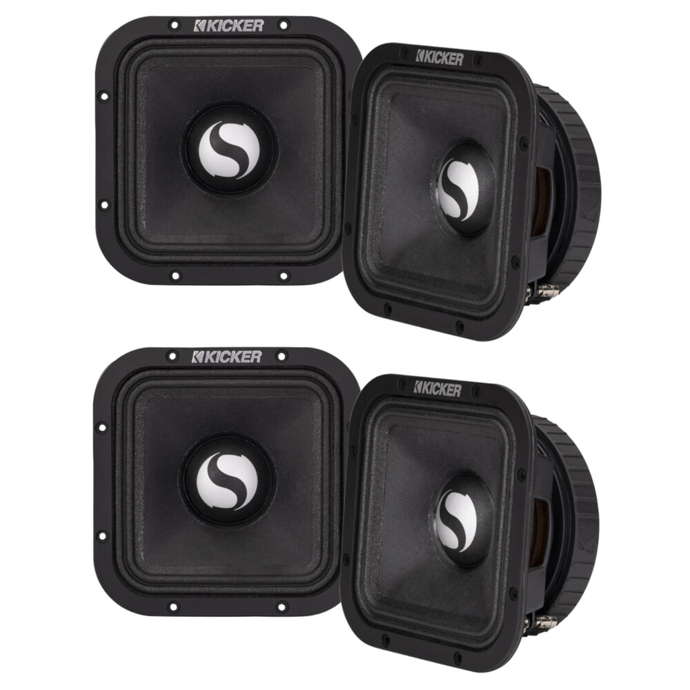 2 пары Kicker 49ST7MR8 500 Вт RMS ST-серия с 7 квадратными среднечастотными частотами 62690₽