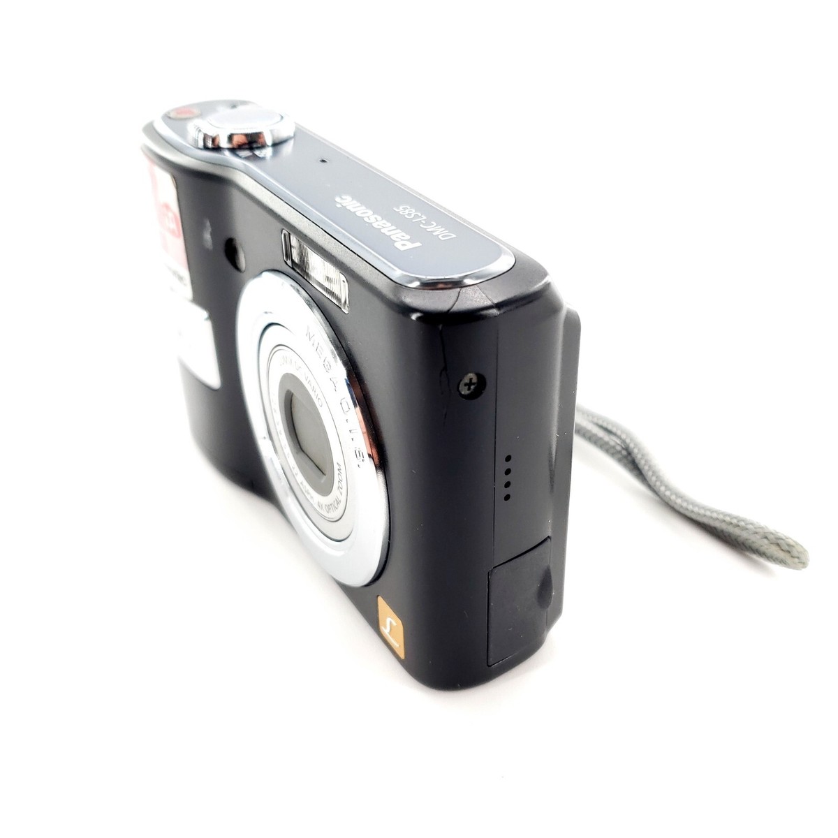 Panasonic LUMIX DMC-LS85 8.1MP Digital Camera Black Tested & Works