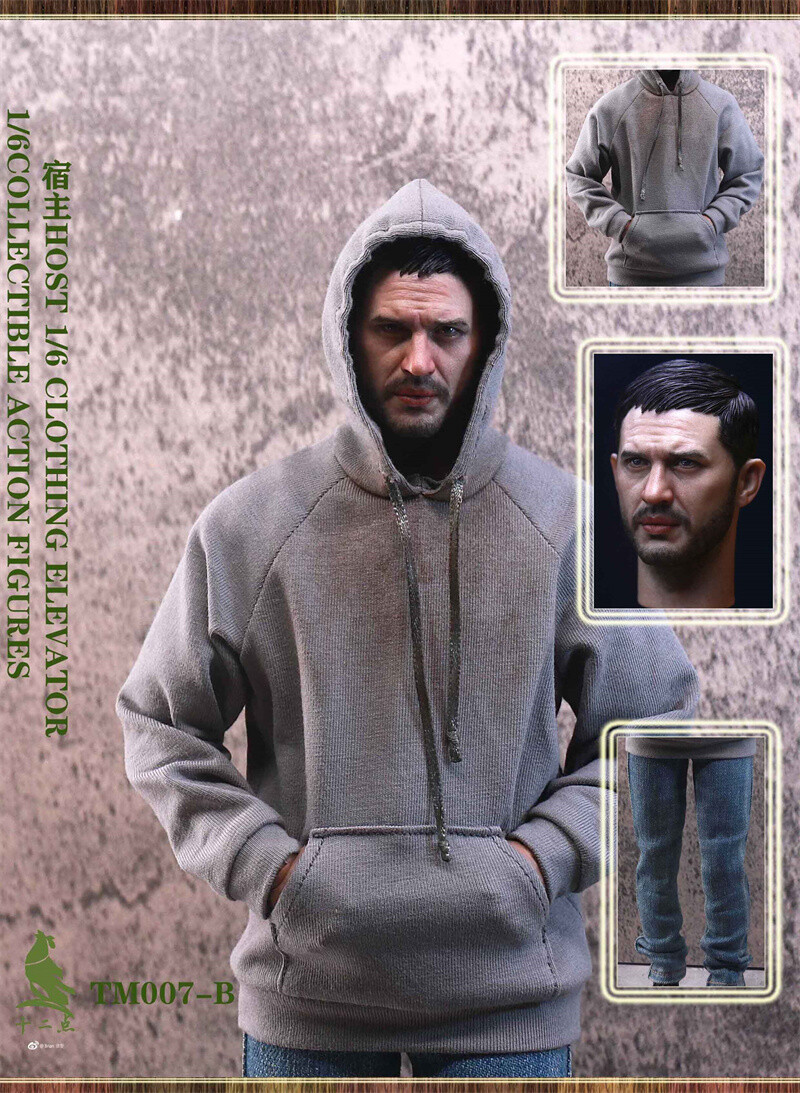 Venom Eddie Brock 1/6 Scale head Carving W/Clothes Outfit Venom Eddie Brock 1/6 Scale head Carving W/Clothes Outfit
