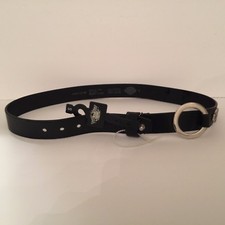 Harley Davidson Genuine Black Leather Belt Size Small 28