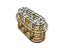 Double Tier Large Hobby Craft Paint Brush Holder