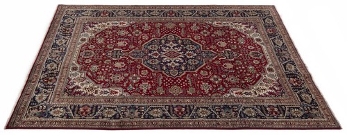 Tabriz Tappeto Persiano Annodato a Mano 298x212 cm-Orient,Tappeto,Tappeto,Runner - Foto 9 di 12