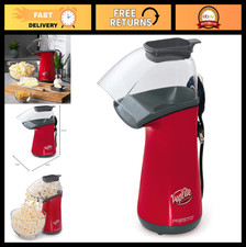 Hot Air Popcorn Popper with Measuring Cup, Melts Butter, Easy Clean, 18 Cups, Re