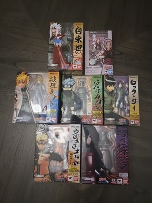 S.H.Figuarts Naruto Figure Collection w/ Madara Minato Rock Lee And More